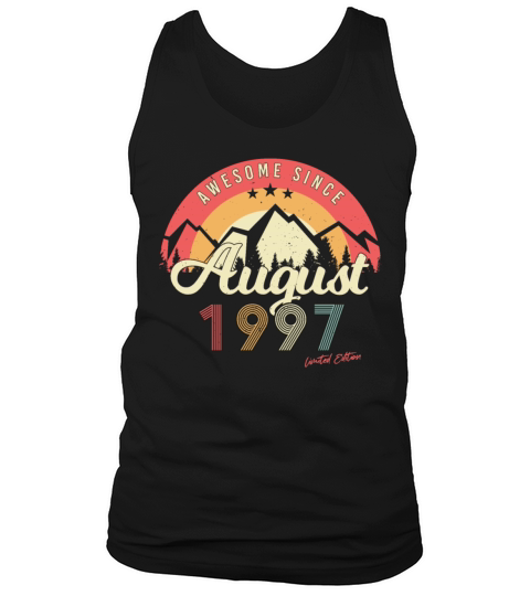 Month Of Birth August 1997 Tank Top Unisex