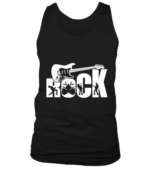Rock guitare rock musique tshirt Tank Top Unisex