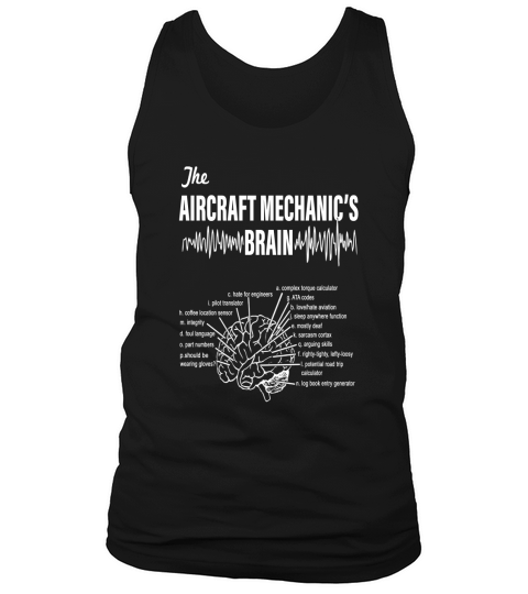 FUNNY AIRCRAFT MECHANIC SHIRT! Tank Top Unisex