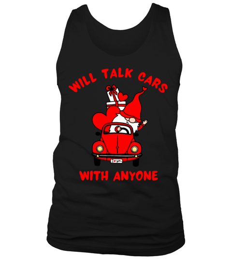 Funny gnome driving a car Automobile lover Car Tank Top Unisex