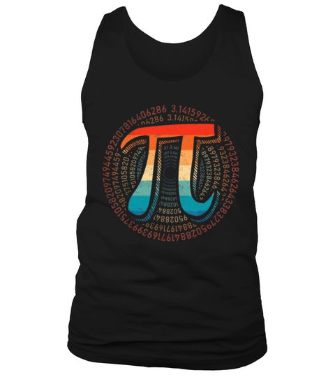 Vintage Pi Day Funny Pi Mathematic Math Tank Top Unisex