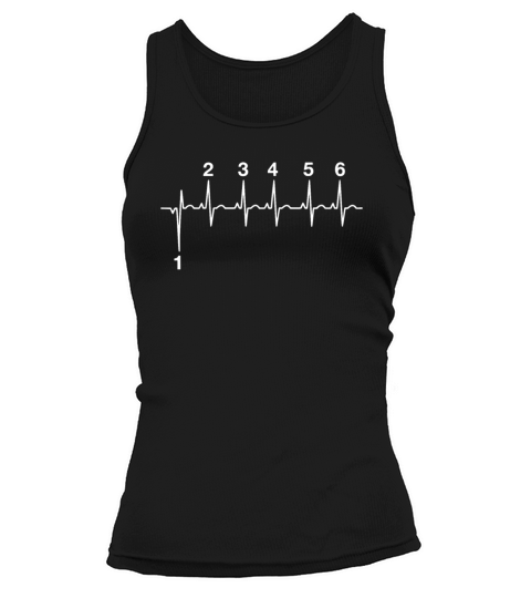 Motorcycle car gear shift racing biker heartbeat Tank top Woman