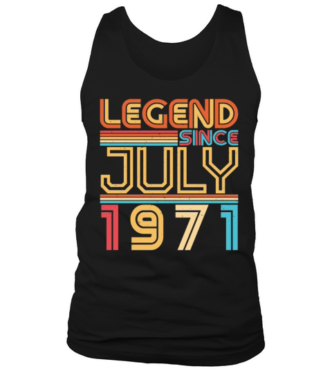 1971 July Retro Tank Top Unisex