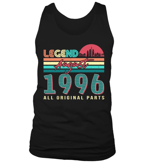 Birth Month August 1996 Tank Top Unisex