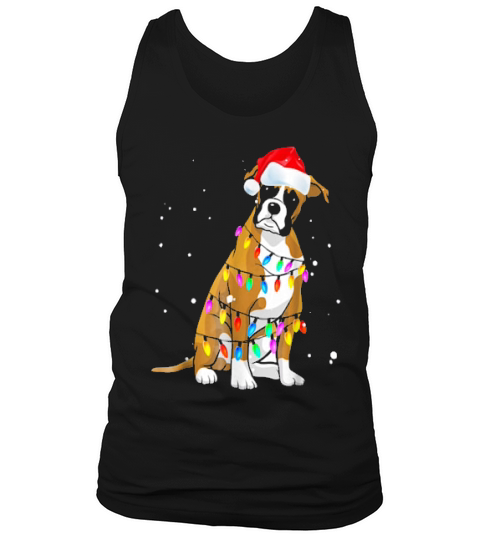Boxer Christmas Boxer Dog Christmas Tank Top Unisex