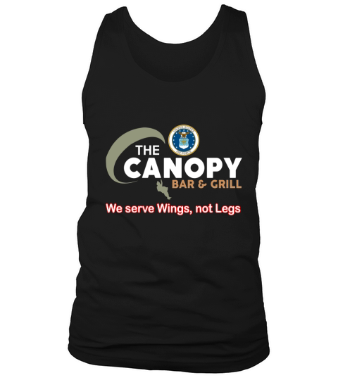 The canopy bar and grill We serve wings not legs Tank Top Unisex