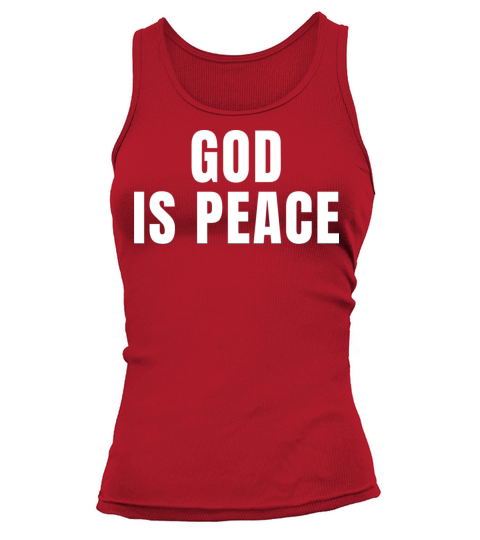 God Is Peace - Christian Quotes Tank top Woman