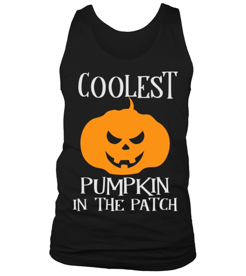 Coolest Pumpkin in the Patch Halloween Tank Top Unisex
