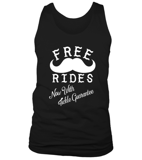 Free Mustache Rides Moustache Design Tank Top Unisex