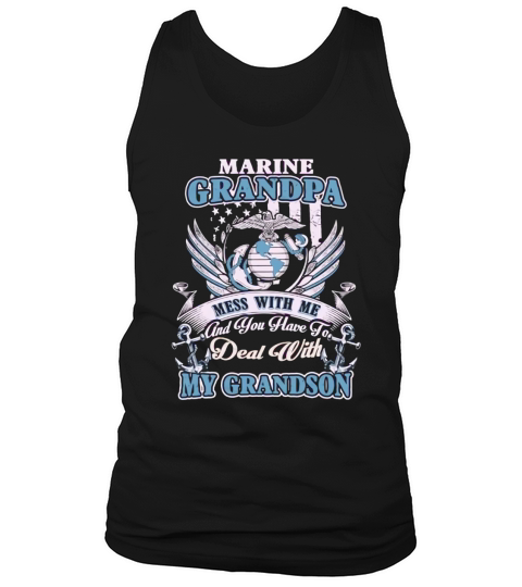 NAVY GRANDPA - NAVY PAPA - NAVY GRANDFATHER SHIRT Tank Top Unisex