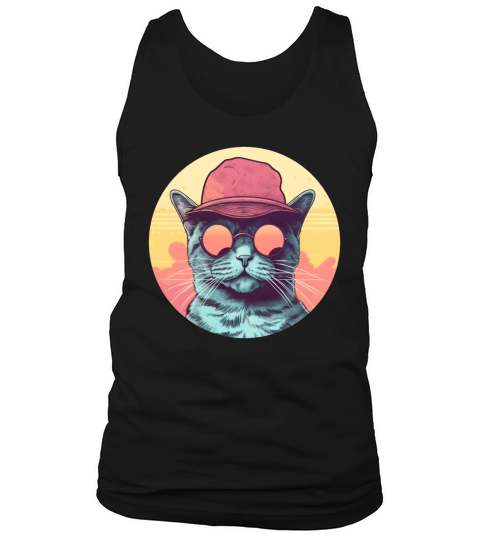 Old School Cat Tank Top Unisex