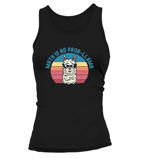 Math Is No Prob Llama Retro Tank top Woman