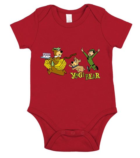 Running Yogi Bear Short Sleeve Baby One-Piece