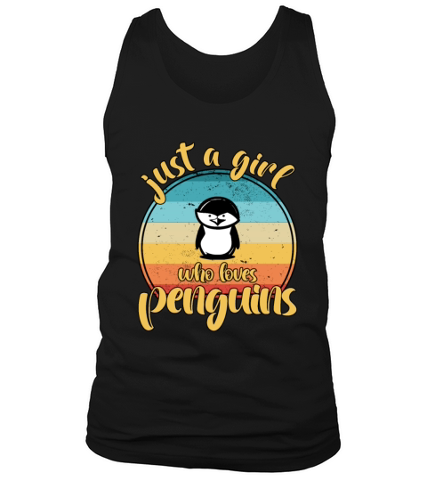 Just A Girl Who Loves Penguins Tank Top Unisex