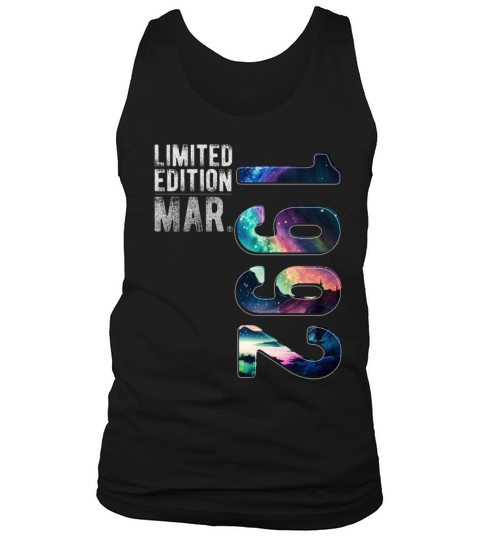 Limited Edition 1992 March Birthday Polar Lights Tank Top Unisex