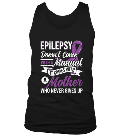 Mom Epilepsy Purple Ribbon Epileptic Epilepsy Tank Top Unisex