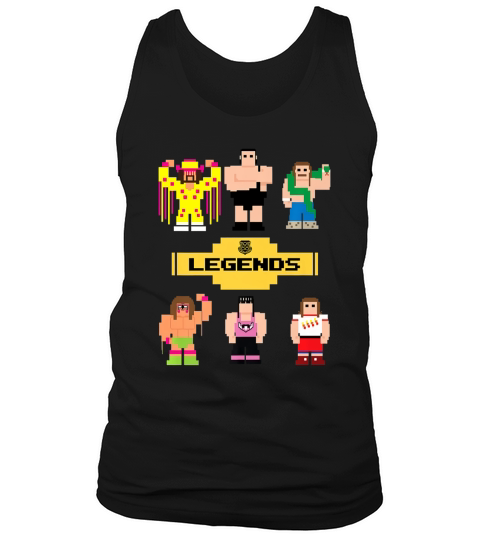 Wrestling 8 Bit Legends Tank Top Unisex