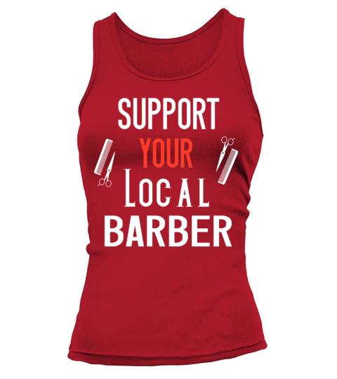 Support Your Local Barber Tank top Woman