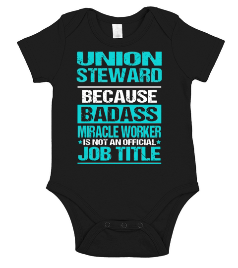 UNION STEWARD Short Sleeve Baby One-Piece