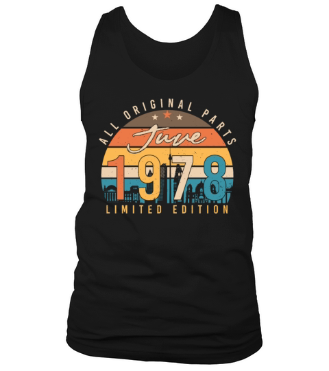 June 1978 Retro Tank Top Unisex