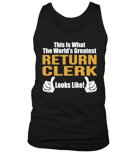 RETURN CLERK Tank Top Unisex