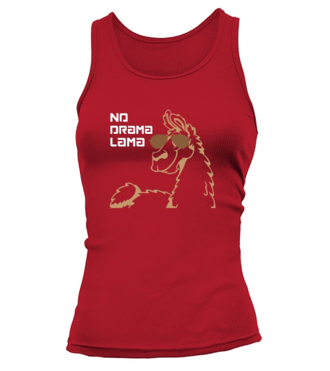 no drama llama funny llama sayings Tank top Woman