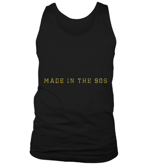 Made in the 90s Blue and Yellow Tank Top Unisex