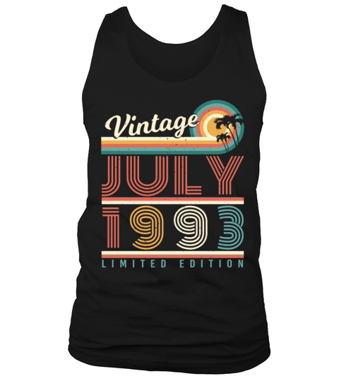 1993 July Gift Idea Tank Top Unisex