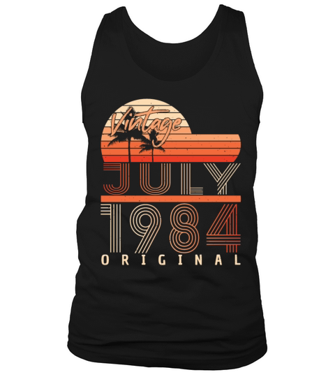 July 1984 Gift Idea Tank Top Unisex