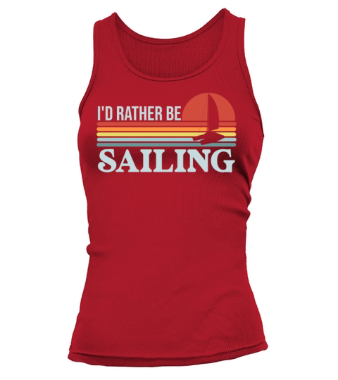 Catamaran Captain Id Rather Be Sailing Tank top Woman