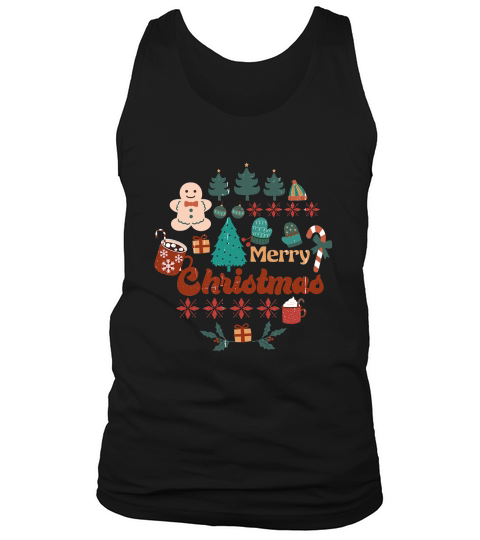 Merry Christmas Ugly Sweater Tank Top Unisex