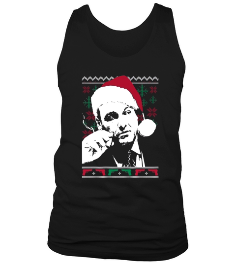 Santa Tony Soprano Ugly Christmas Tank Top Unisex