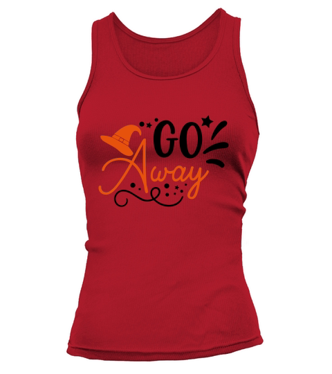 Go Away Doormat Halloween Doormat Funny Tank top Woman