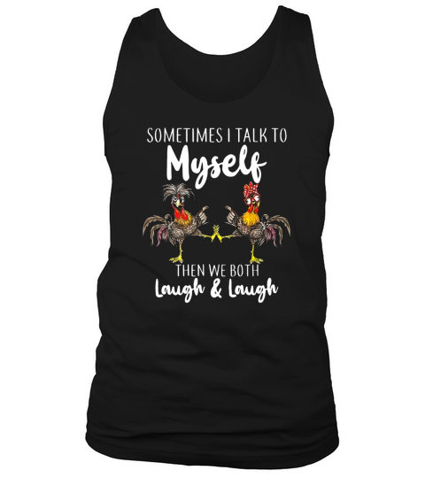sometimes i talk to myself Tank Top Unisex