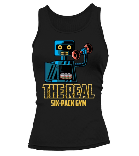 Real Six Pack Funny Person Gift Tank top Woman