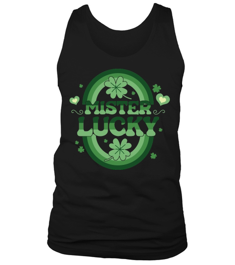 Mister Lucky Retro St Patrick Tank Top Unisex