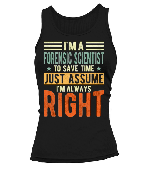 Forensic Scientist Tank top Woman