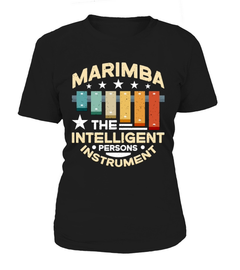 Marimba The Intelligent Persons Retro Instrument Women's T-Shirt