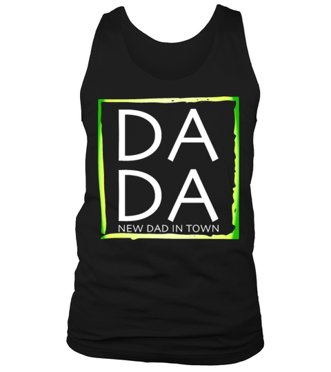 Design with inscription "Fathers Day For New Dad Tank Top Unisex