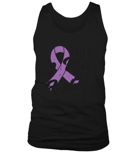 Epilepsy Kid Purple Ribbon Epileptic Epilepsy Tank Top Unisex