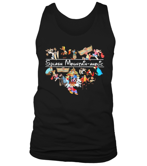 Splash mountain aholic heart Tank Top Unisex