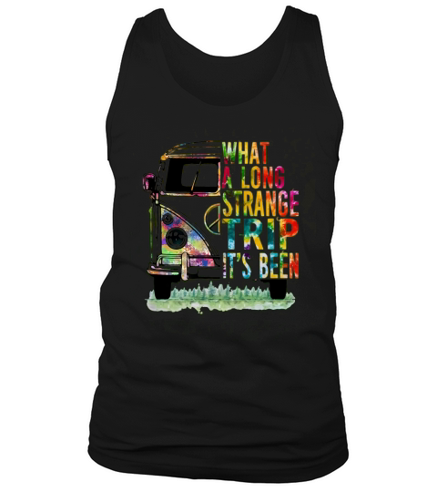 What A Long Strange Trip It’s Been Hippie Bus shirt Tank Top Unisex