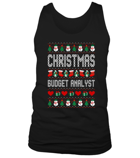 Christmas Budget Analyst Tank Top Unisex