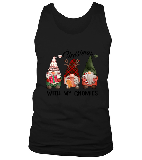 Christmas with my gnomies Tank Top Unisex