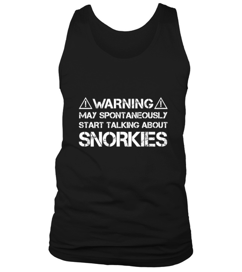 Snorkie Warning Tank Top Unisex