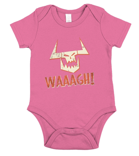 Waaagh Grunge Style Short Sleeve Baby One-Piece