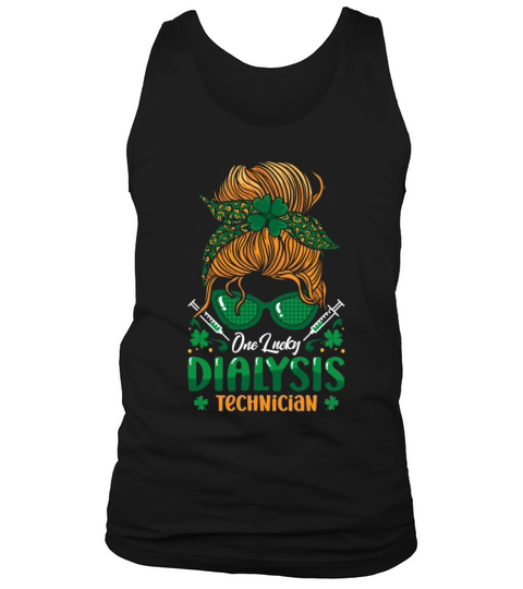 One Lucky Dialysis Technician Nurse Nephrology Tank Top Unisex