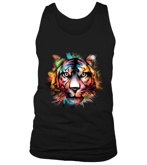 Watercolor Tiger Tank Top Unisex