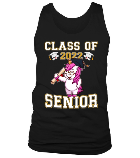 Class Of 2022 Senior Graduate Funny Graduation Tank Top Unisex