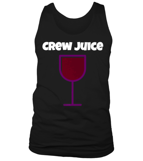 Crew Juice Wine Alcohol Funny Flight Attendant Tank Top Unisex